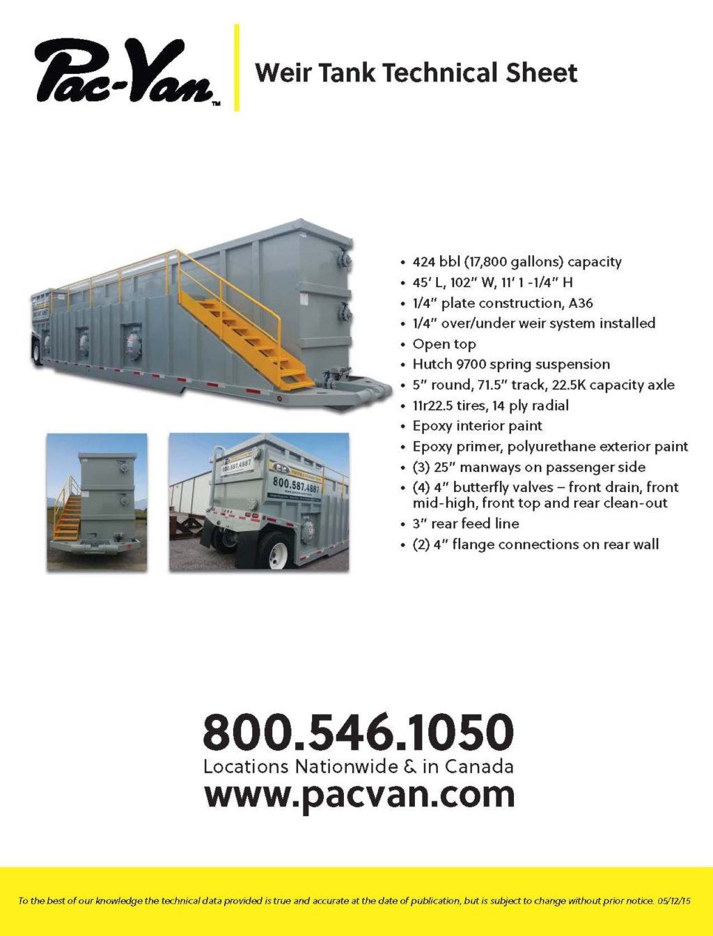 Bulk Liquid Storage Tanks Products and Specifications