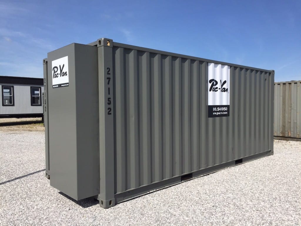 Extended 20ft storage container