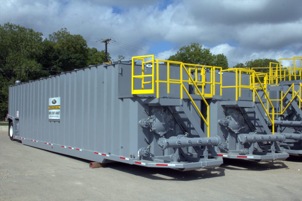 External Manifold Frac Tank