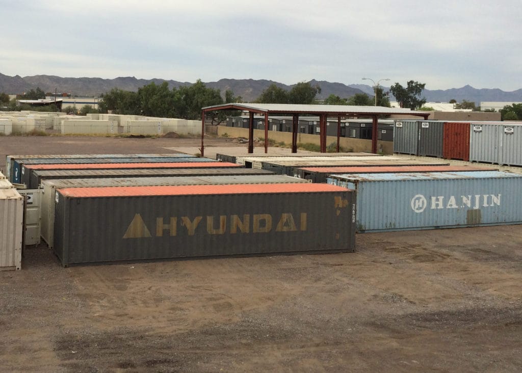 Shipping containers for rent in Phoenix