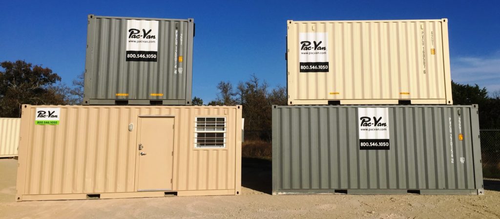Containers Austin Mobile Offices Pac Van