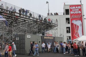 Ground Level Offices and Restrooms St Louis NHRA Midwest Nationals Event