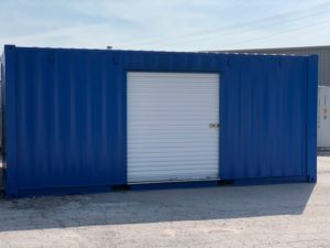 20’ New Containers with 6’ Wide X 7 ‘ Tall Roll up Side door For sale