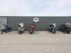 40' Storage Container at a Motorcycle School