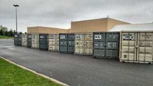 40' Storage Containers at Retailer