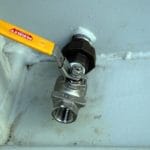 Hazardous Materials Container Locking Ball Valve Drain