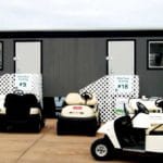 Mobile Office Trailer at Special Event Golf Outing