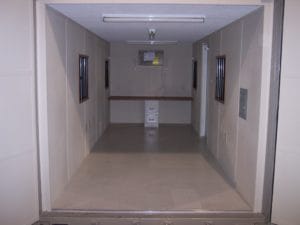 Ground Level Office Container Interior