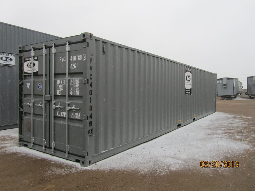 Pac shop van containers