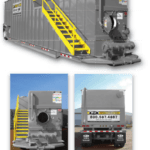500 BBL Portable Liquid Storage Tanks with External Manifold
