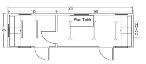 8 x 30 Mobile Office 1 Main office 1 Private Office