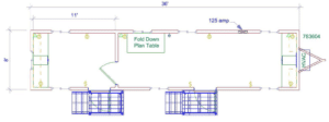 8 x 40 Mobile Office with 1 Office and 1 Main Office