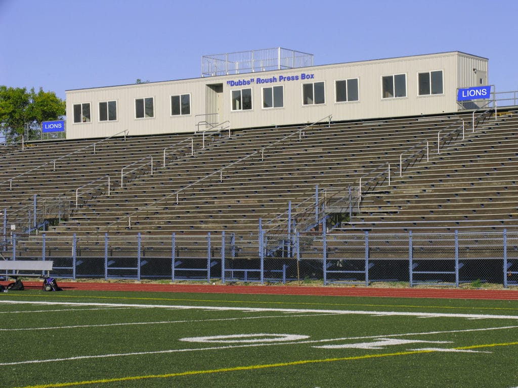 2-Plex Gahanna High School Modular Press Box