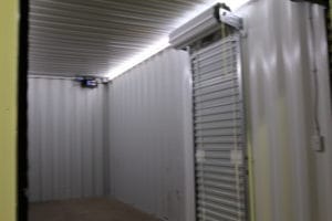 Custom Solar Lit Container with Rollup Door
