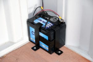 Solar Lit Container Battery