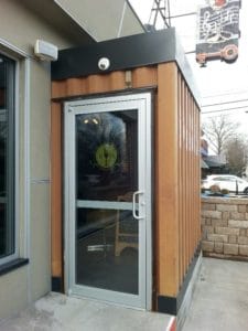 Custom Container Modifications, Retail Entrance