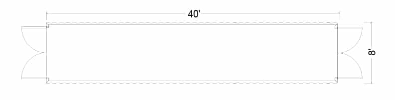 40' Storage Container with Double Doors