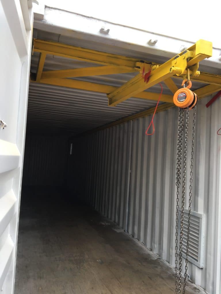 Shipping Container Lifter Modification Project PacVan