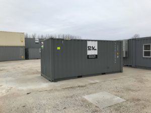 20' Storage Container with Solar Light Option