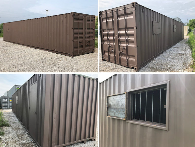 Conex Box for Fire Training, Affordable Conex Buildings PacVan