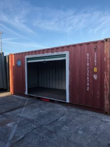 20' Container with roll-up doors