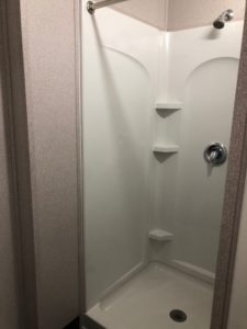 20' Custom Bathroom Shower Lounge Container